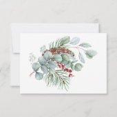 Baby zijn koude buitenste baby shower bedankt je k kaart (Achterkant)