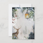 Baby zijn koude buitenste baby shower bedankt je k kaart (Achterkant)