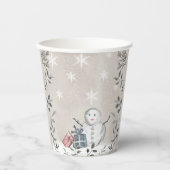 Baby zijn koude buitenste baby shower bekertje papieren bekers (Voorkant)
