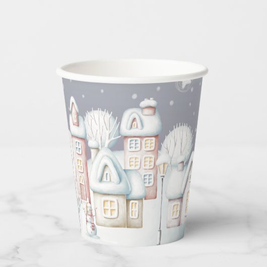 Baby zijn koude buitenste baby shower papieren bekers (Voorkant)