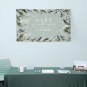 Baby zijn koude buitenste baby shower spandoek (Beurs)