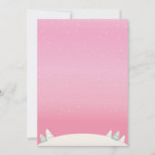 Baby zijn koude buitenste Baby shower van het wint Kaart (Achterkant)