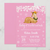 Baby zijn koude buitenste Baby shower van het wint Kaart (Voorkant / Achterkant)