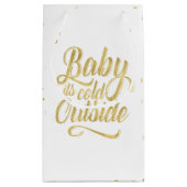 Baby zijn koude buitenste cadeautas (Achterkant)