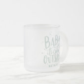 Baby zijn koude buitenvakantie matglas koffiemok (Voorkant rechts)