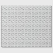 Baby zijn koude buitenverpakking cadeaupapier (Vlak)