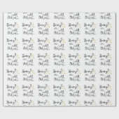 Baby zijn koude buitenverpakking cadeaupapier (Vlak)