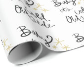 Baby zijn koude buitenverpakking cadeaupapier (Rol Hoek)