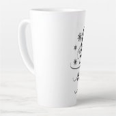 Baby zijn koude Mok buiten de kerstwinter (Linkerhoek)