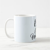 Baby zijn koude mok buiten de winterkoffie (Links)