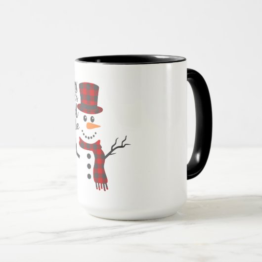 Baby zijn koude Mok buiten Snowman (Voorkant rechts)