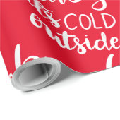 Baby zijn Koudpatroon buiten het Manuscript | Rode Cadeaupapier (Rol Hoek)