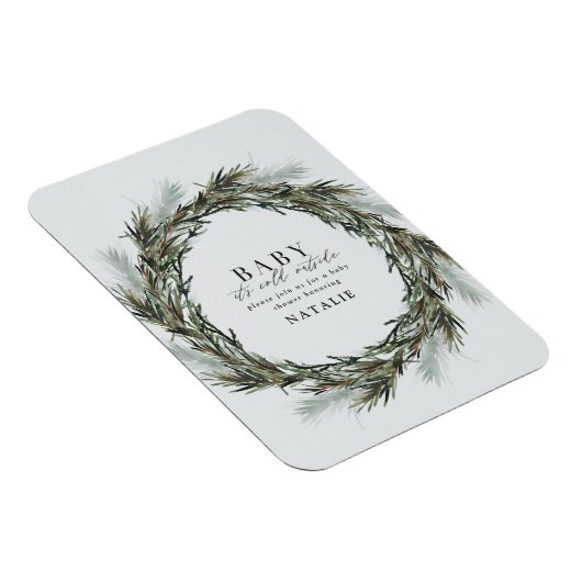 baby zijn verkoudheid buiten de waterverf met baby magneet (Rechterzijde)