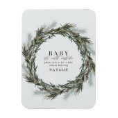 baby zijn verkoudheid buiten de waterverf met baby magneet (Verticaal)