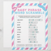 Baby-zinkremble [Geslacht verrassend] Briefhoofd (Voorkant / Achterkant)