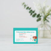 Baby-zitservice Visitekaartje (Staand voorkant)