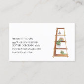 Baby Zittende Nursery Boho Wieg Zuigeling  Visitekaartje (Achterkant)