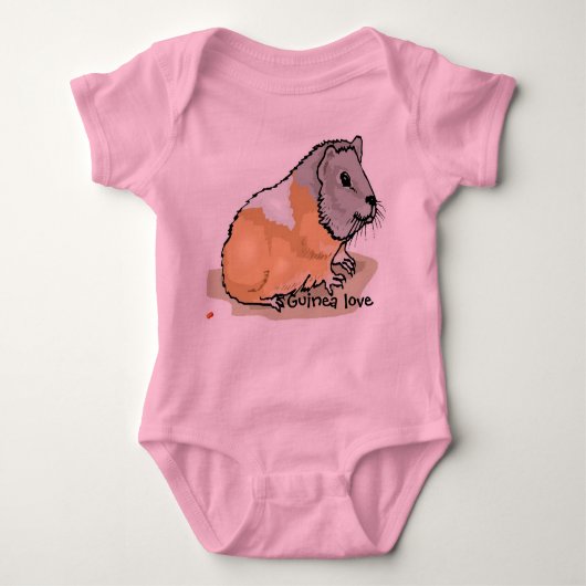 Baby zomerpak met Guinee Pig Romper (Voorkant)