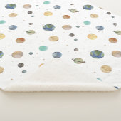 Baby zonnestelsel sherpa deken (3/4)