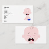 Baby-zoomprofielkaart Visitekaartje (Voorkant / Achterkant)