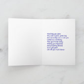 Baby zusje wenskaarten kaart (Binnen)