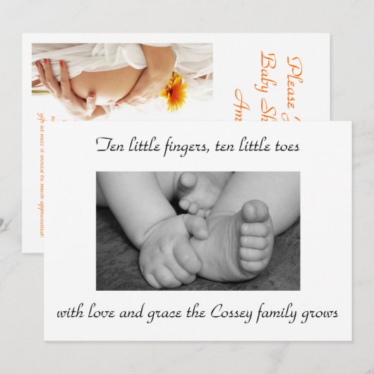 baby, zwart, wit, poten, handen, foto, groot... kaart (Voorkant / Achterkant)