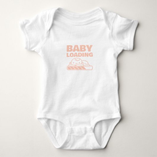 BabyAnnouncement LoadingBar MomToBe Pregnancy Romper (Voorkant)