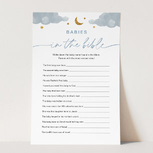 Babybaby's in het Baby shower van de bijbel Twinkl