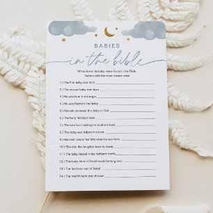 Babybaby's in het Baby shower van de bijbel Twinkl Kaart