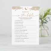 Babybaby's in het Baby shower van de bijbel Twinkl Kaart (Staand voorkant)