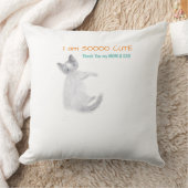 BabyBedankt mama en papa-ik ben zo schattig-t Kussen (Deken)