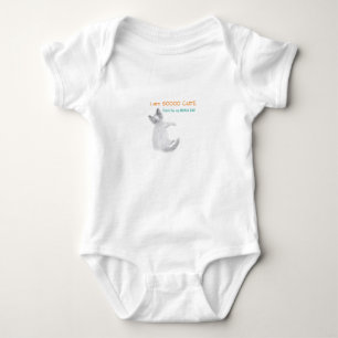 BabyBedankt mama en papa-ik ben zo schattig-t Romper