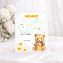 Babybeer & Honing Meisje, Jongen Baby Shower Welko