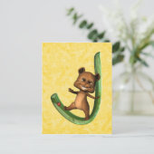 babybeer J Briefkaart (Staand voorkant)