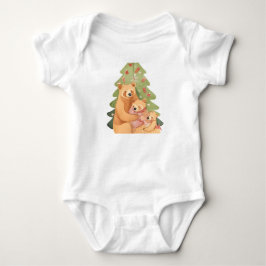 Babybeer, moederbeer en vaderbeer romper