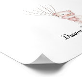 Babybeer Vingerafdruk Gastboek Poster (Hoek)