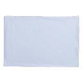 Babyblauw Aangepaste kussensloop (Achterkant)