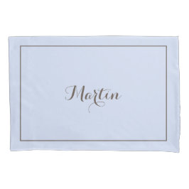 Babyblauw Aangepaste kussensloop