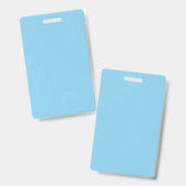 Babyblauw Badge (Voor- en achterkant)