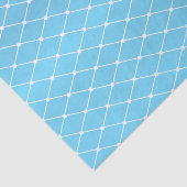 babyblauw en diamantpatroon tissuepapier (Detail)