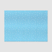  babyblauw en witte sterren tissuepapier (Voorkant)