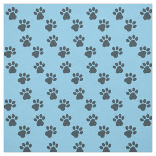 Babyblauw gekleurd weefsel met kattendog stof