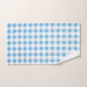 Babyblauw Gingham Handdoek (Handdoek)