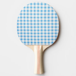 Babyblauw Gingham Tafeltennisbatje