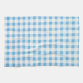 Babyblauw Gingham Theedoek (Horizontaal)