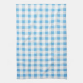 Babyblauw Gingham Theedoek (Verticaal)