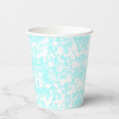 babyblauw glitereffect papieren bekers (Achterkant)