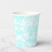 babyblauw glitereffect papieren bekers (Rechts)