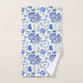 Babyblauw Kornbloem Bad Handdoek (Handdoek)