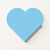 Babyblauw Notitieboek (Achterkant)